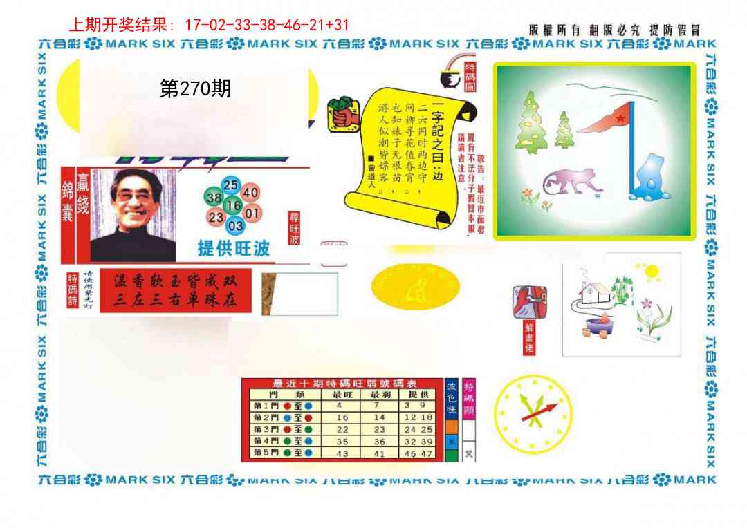 270期新特码王[图]