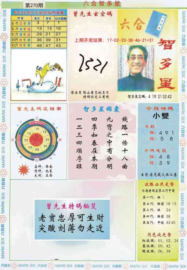 270期六合智多星[图]