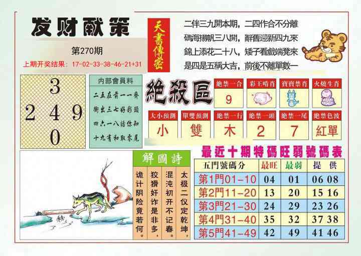 270期发财献策[图]