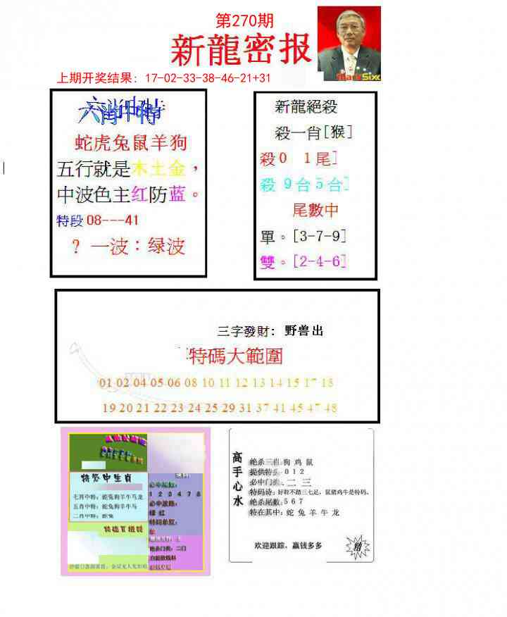 270期新龙密报[图]