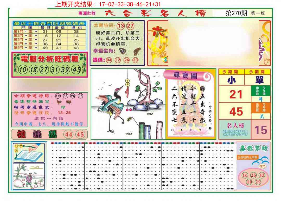 270期名人榜A[图]