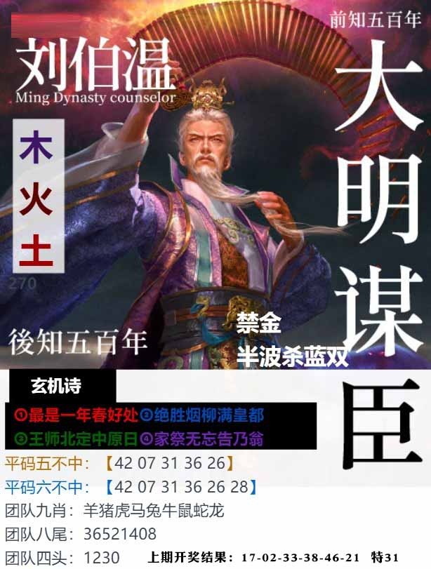 270期大明谋臣[图]
