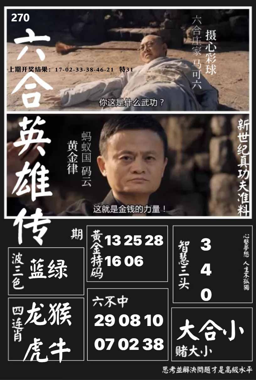 270期六合英雄传[图]