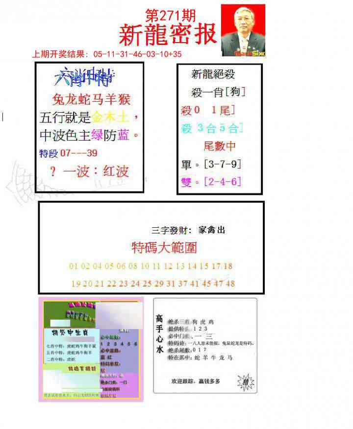 271期新龙密报[图]