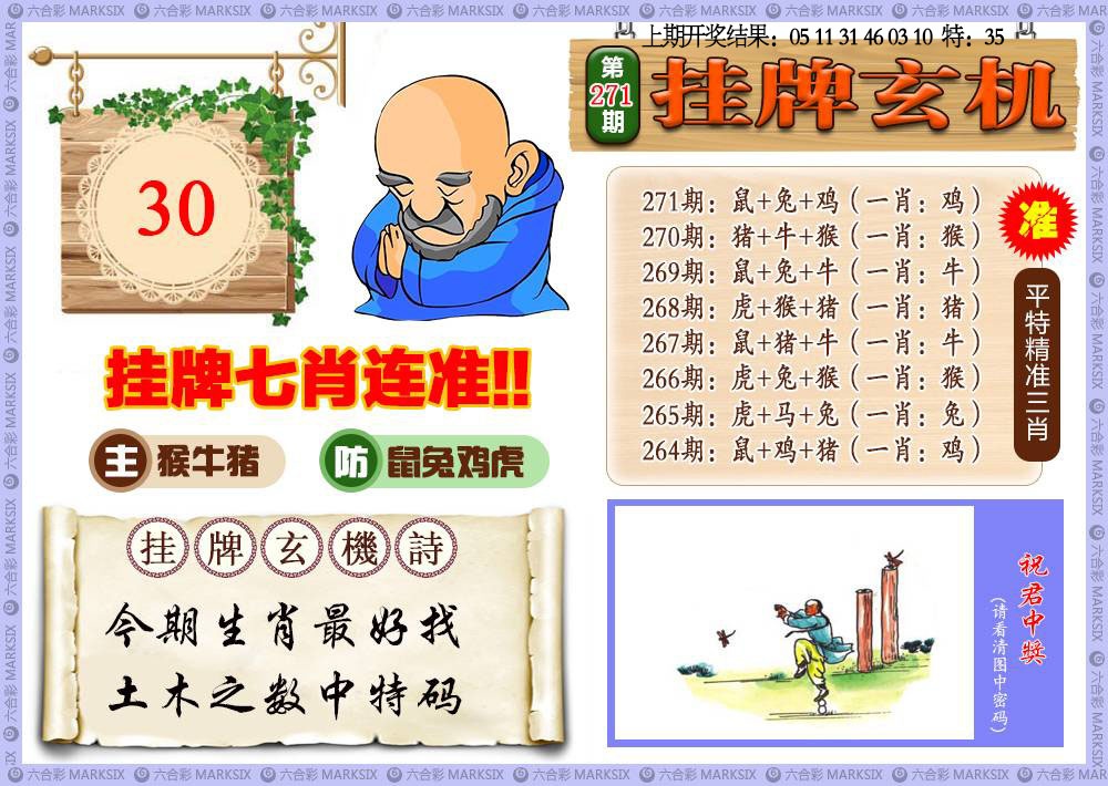 271期挂牌玄机[图]