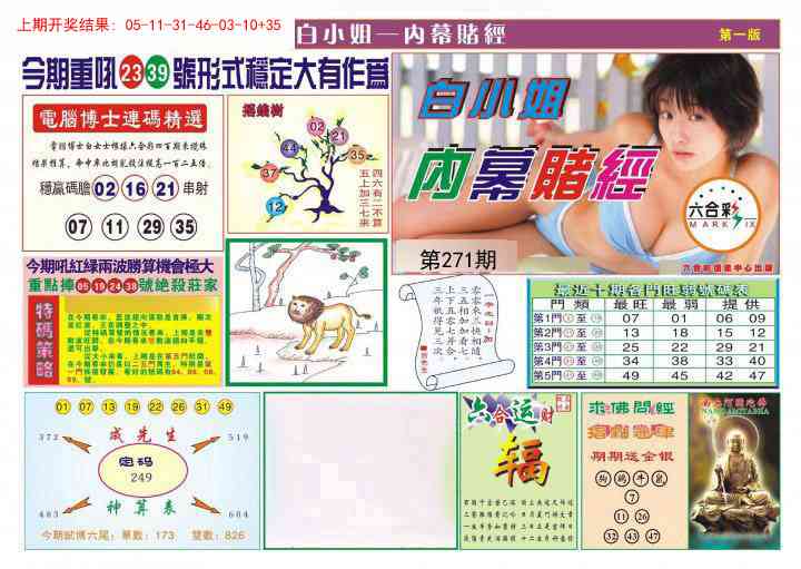 271期内幕赌经[图]
