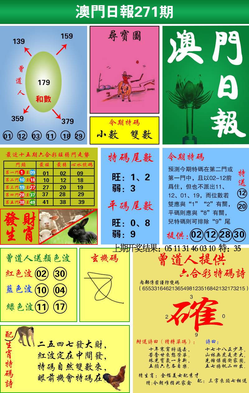 271期澳门日报[图]