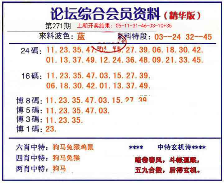 271期综合会员资料[图]