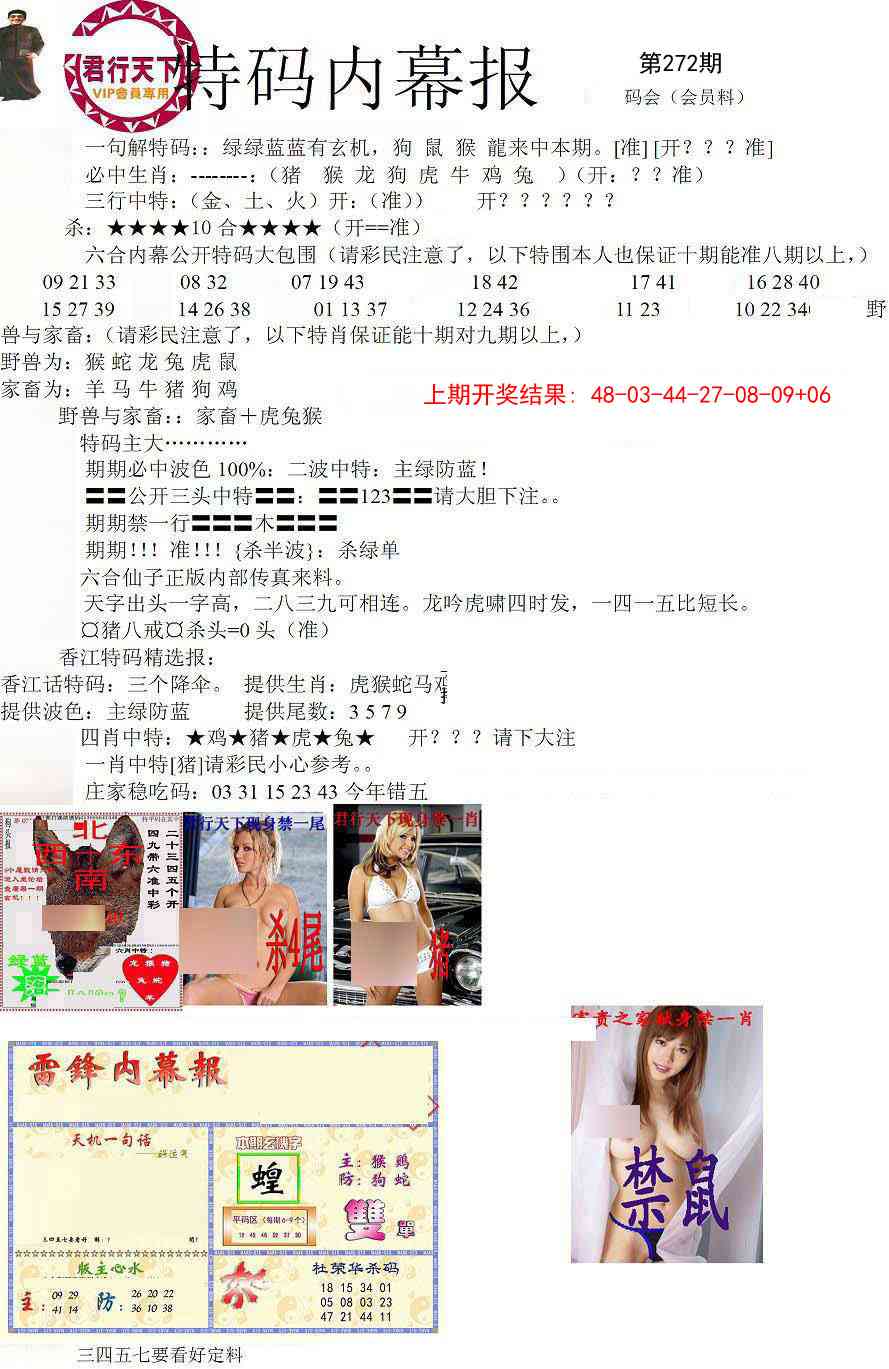272期特码内幕报[图]