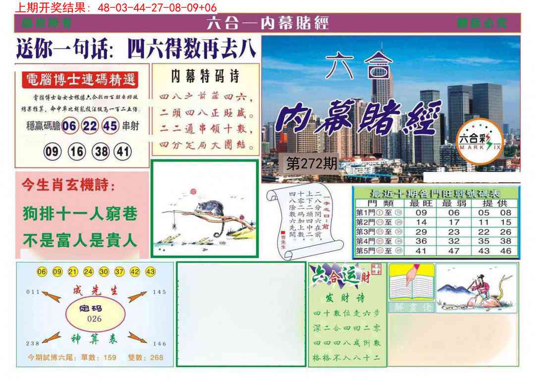 272期内幕赌经[图]