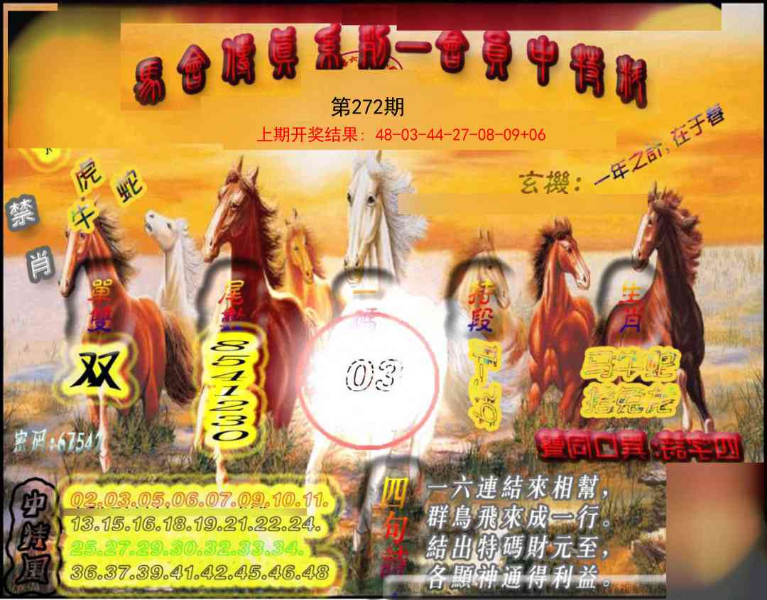272期马会传真-会员报[图]