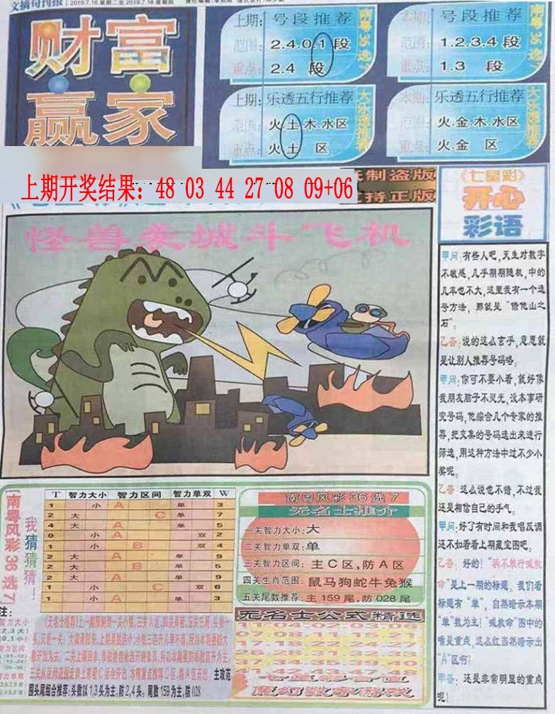 272期财富赢家（七星彩）[图]