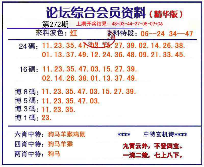 272期综合会员资料[图]