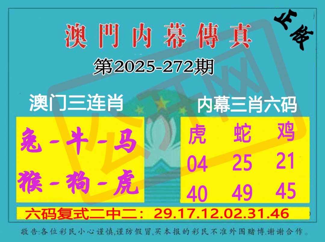 272期内幕传真三肖版[图]