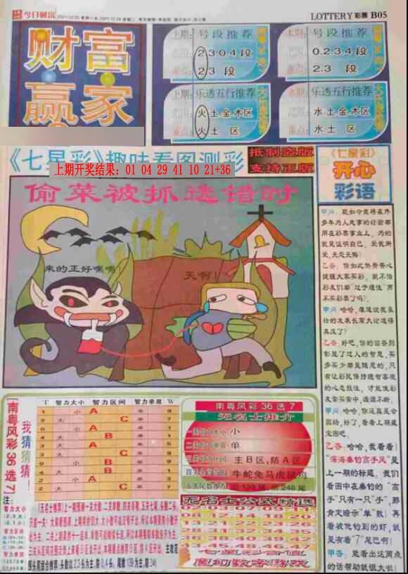 273期七星彩图(高清)[图]