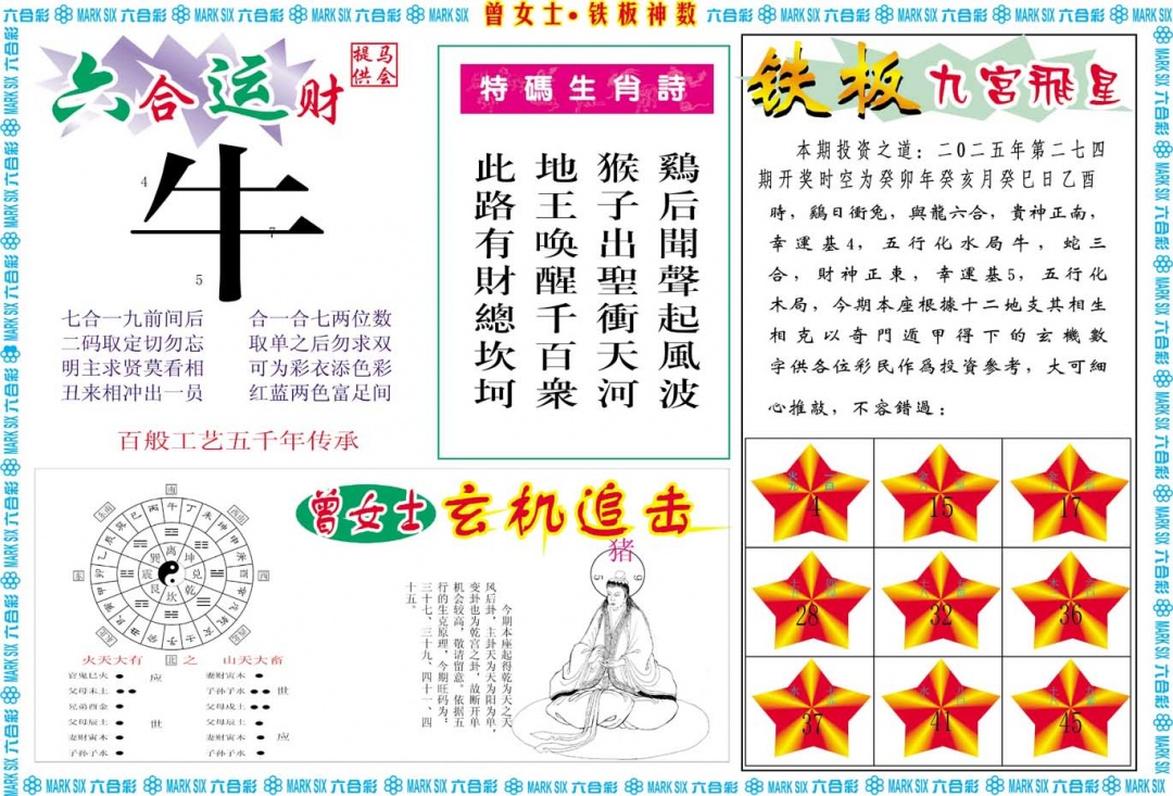 274期曾女士铁板神数B[图]