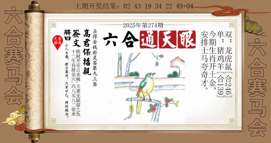 274期六合通天眼[图]