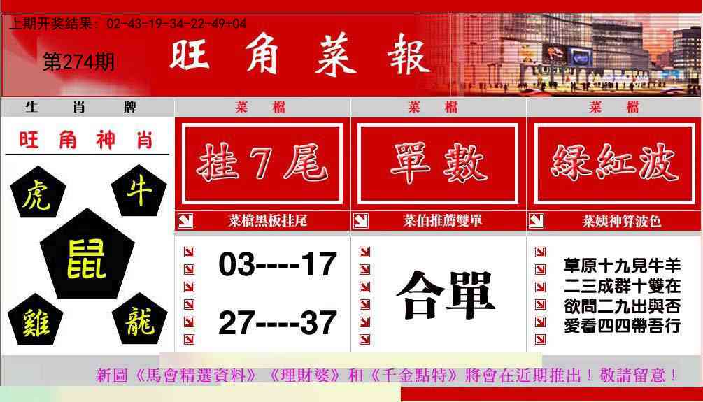 274期旺角菜报[图]