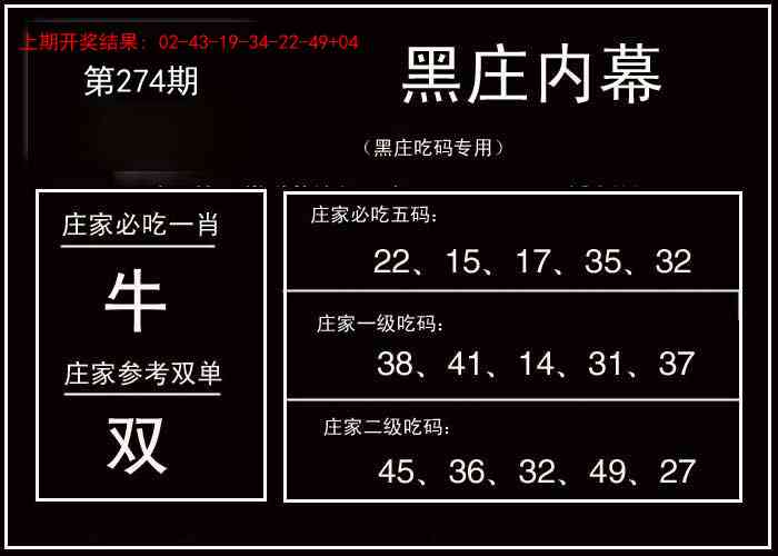 274期黑庄内幕[图]