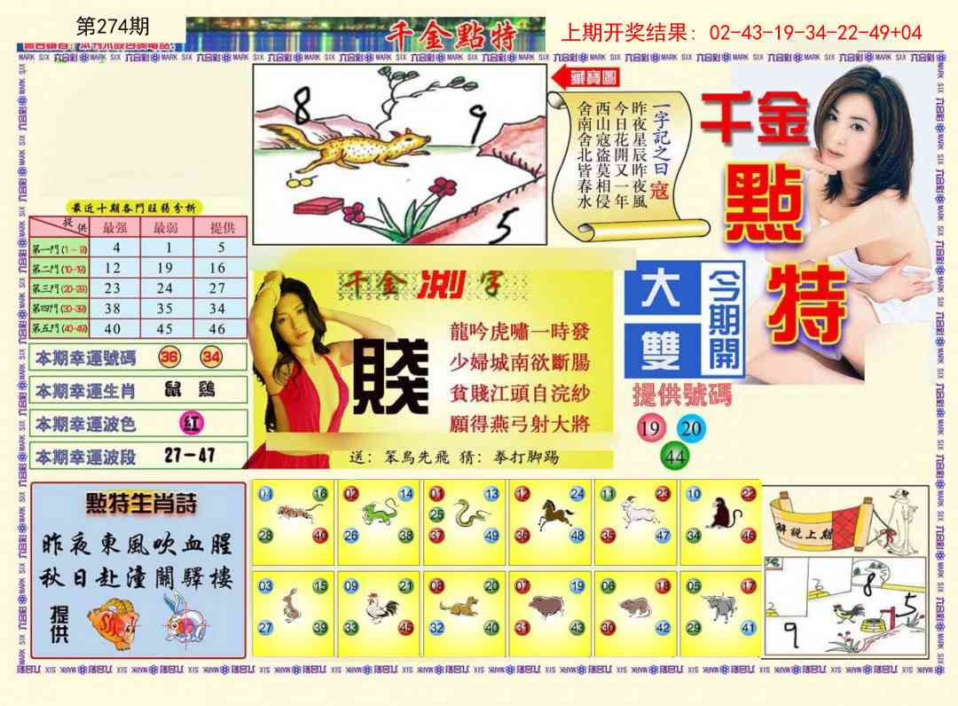 274期千金点特A[图]