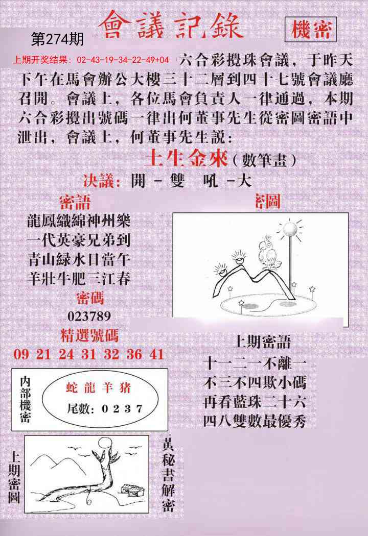 274期会议记录[图]