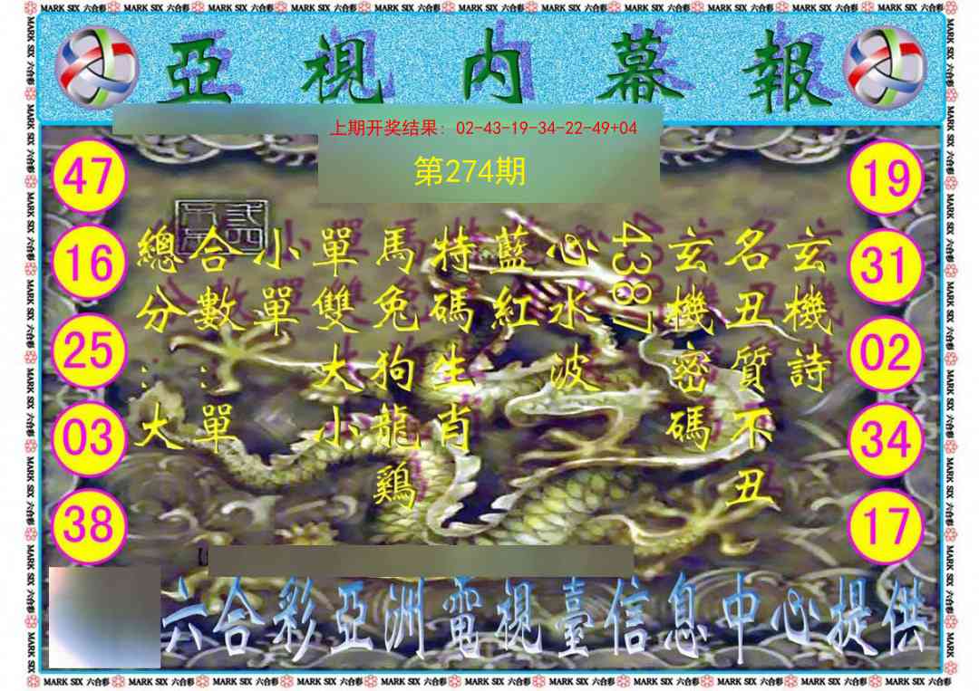 274期亚视内幕报[图]