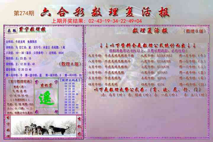 274期数理复活报[图]