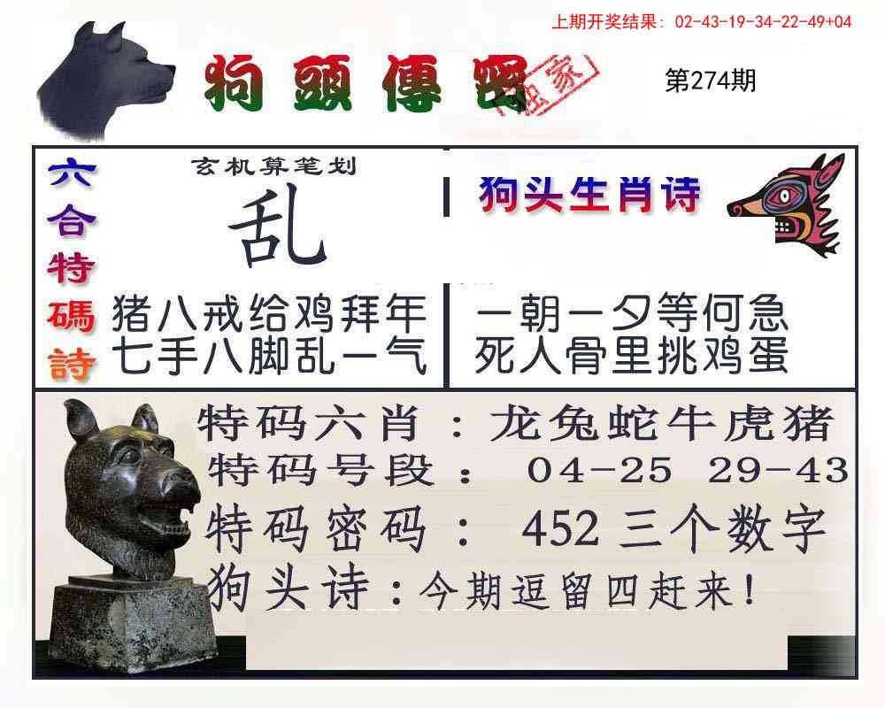274期狗头传密[图]
