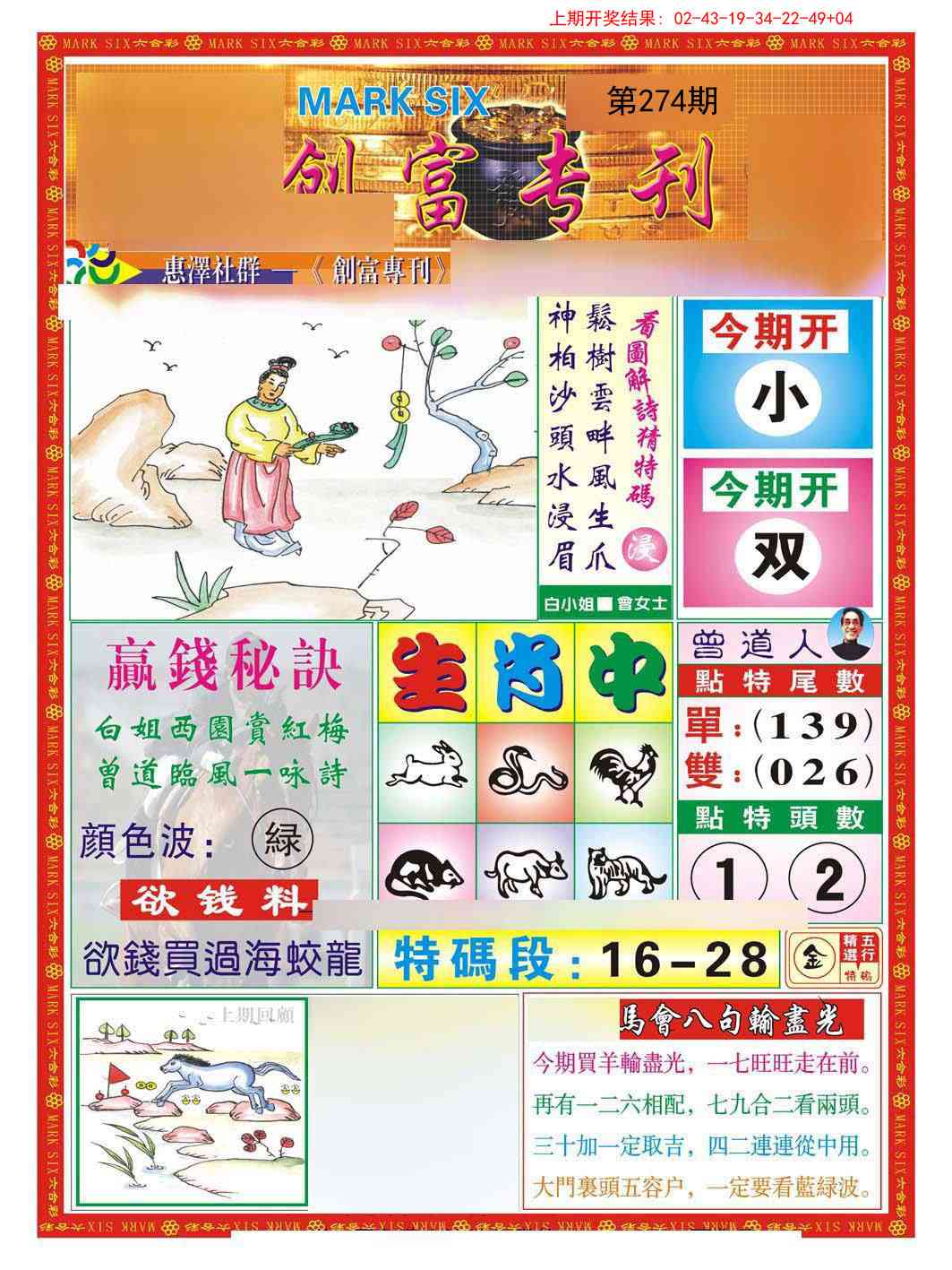 274期创富专刊A[图]