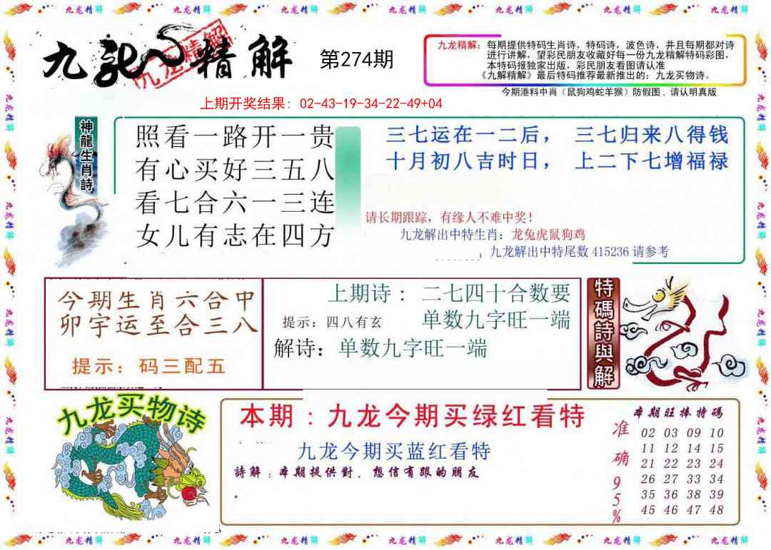 274期九龙精解[图]