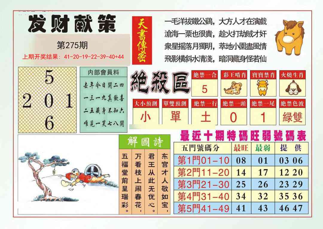 275期发财献策[图]