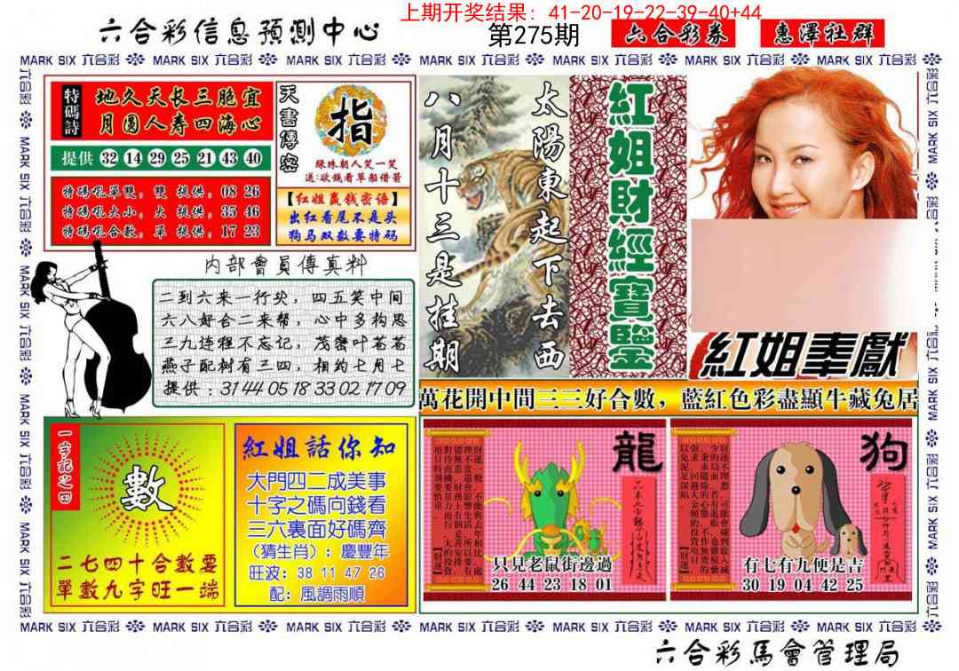 275期红姐财经宝鉴[图]