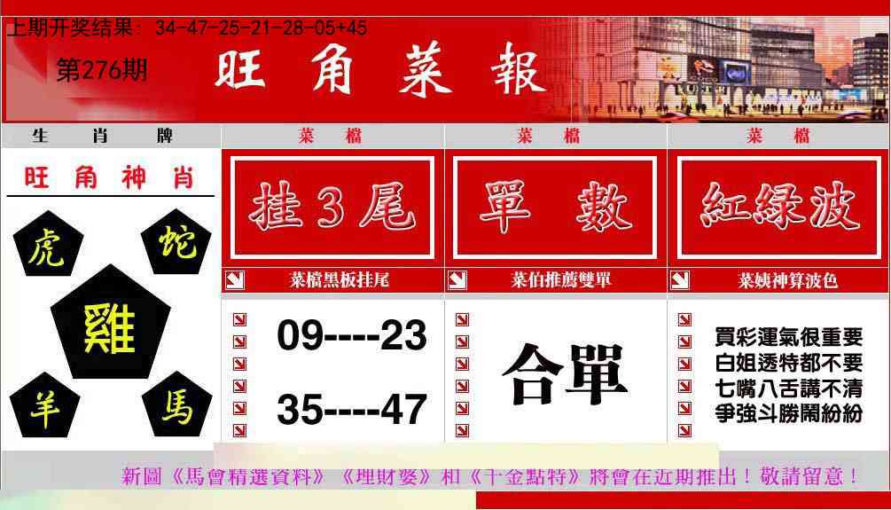 276期旺角菜报[图]