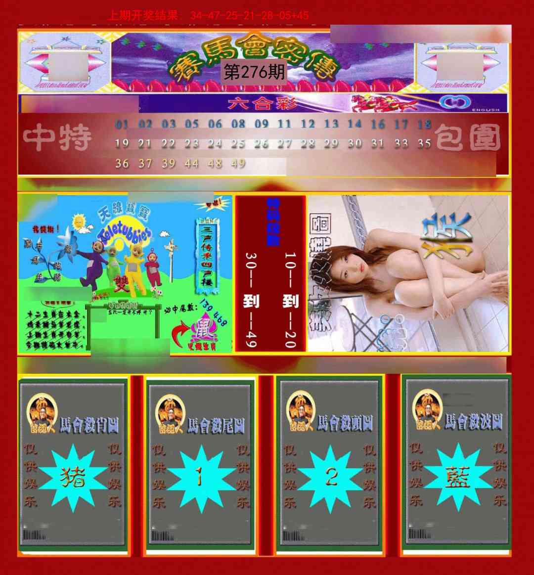 276期赛马会密传[图]