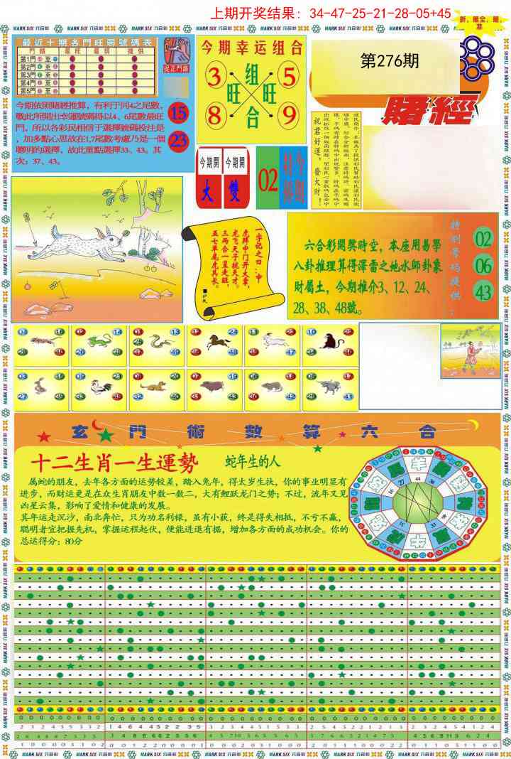 276期九龍赌经A(推荐)[图]