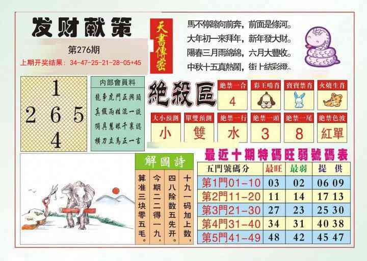276期发财献策[图]