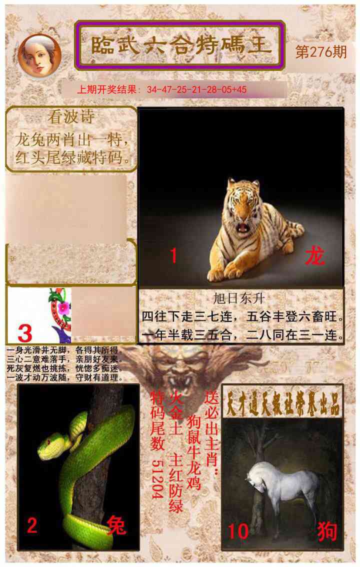 276期临武六合特码王[图]