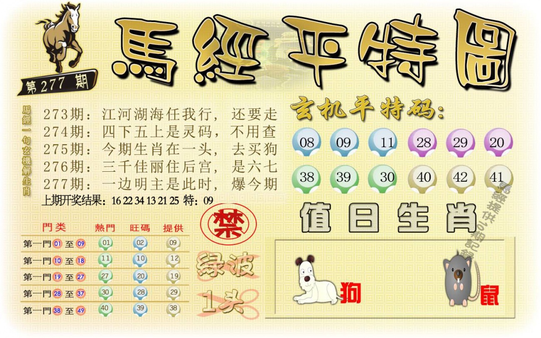 277期马经平特图[图]
