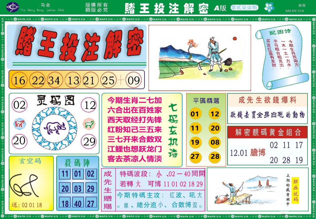 277期赌王投注解密[图]