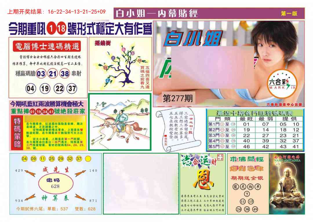 277期内幕赌经[图]