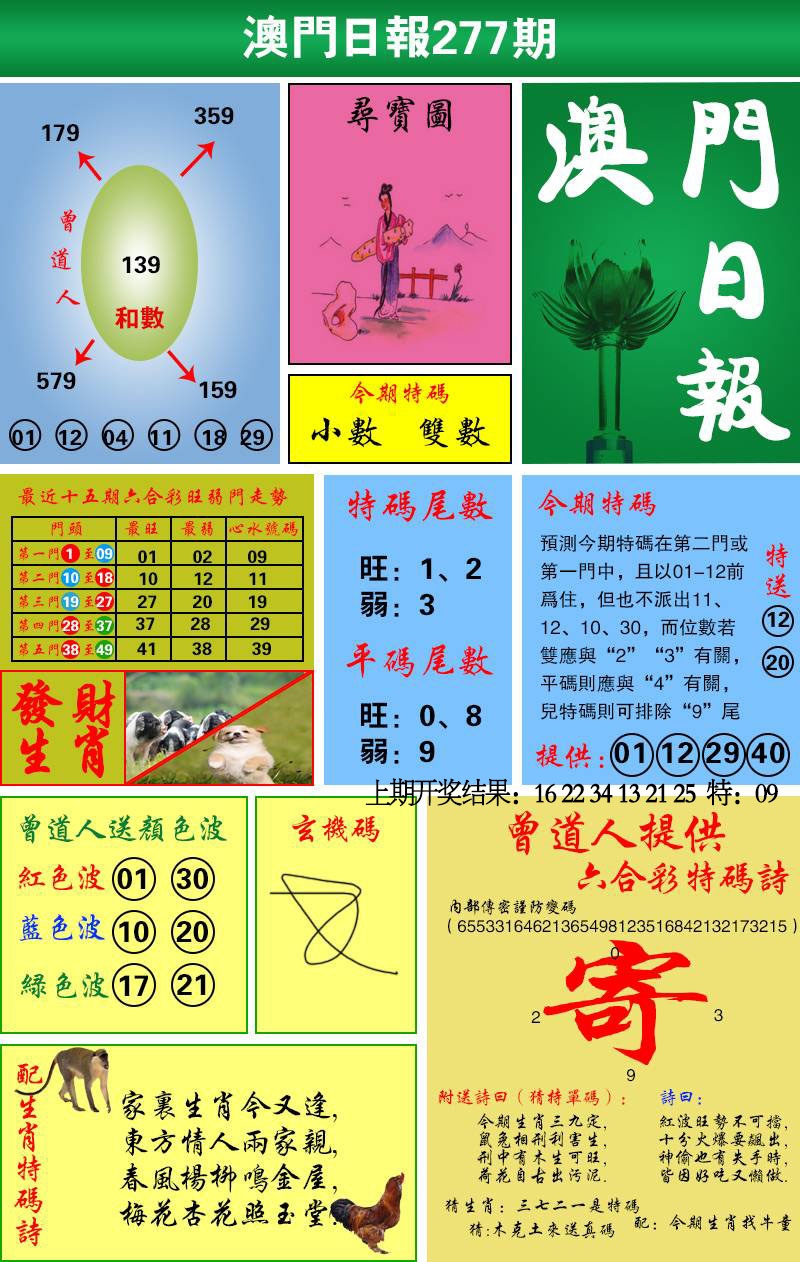 277期澳门日报[图]