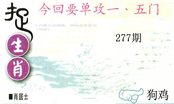 277期捉生肖[图]