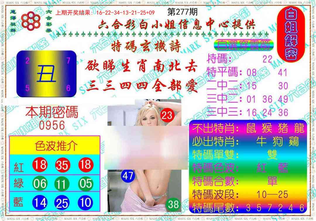 277期白姐解密[图]