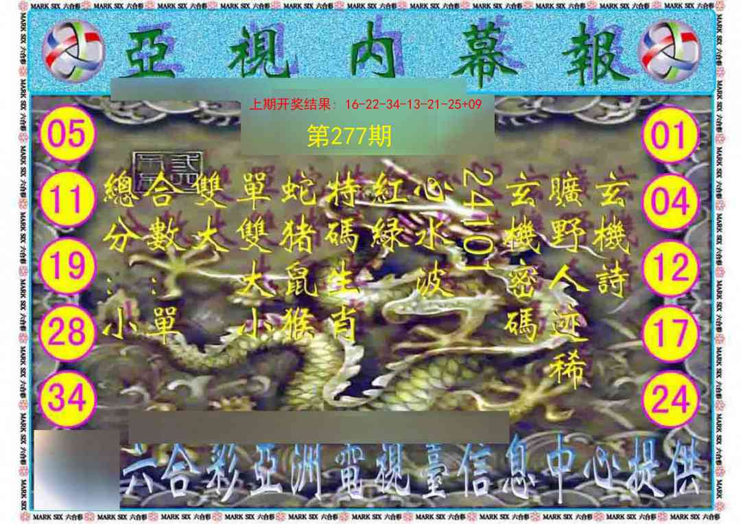 277期亚视内幕报[图]