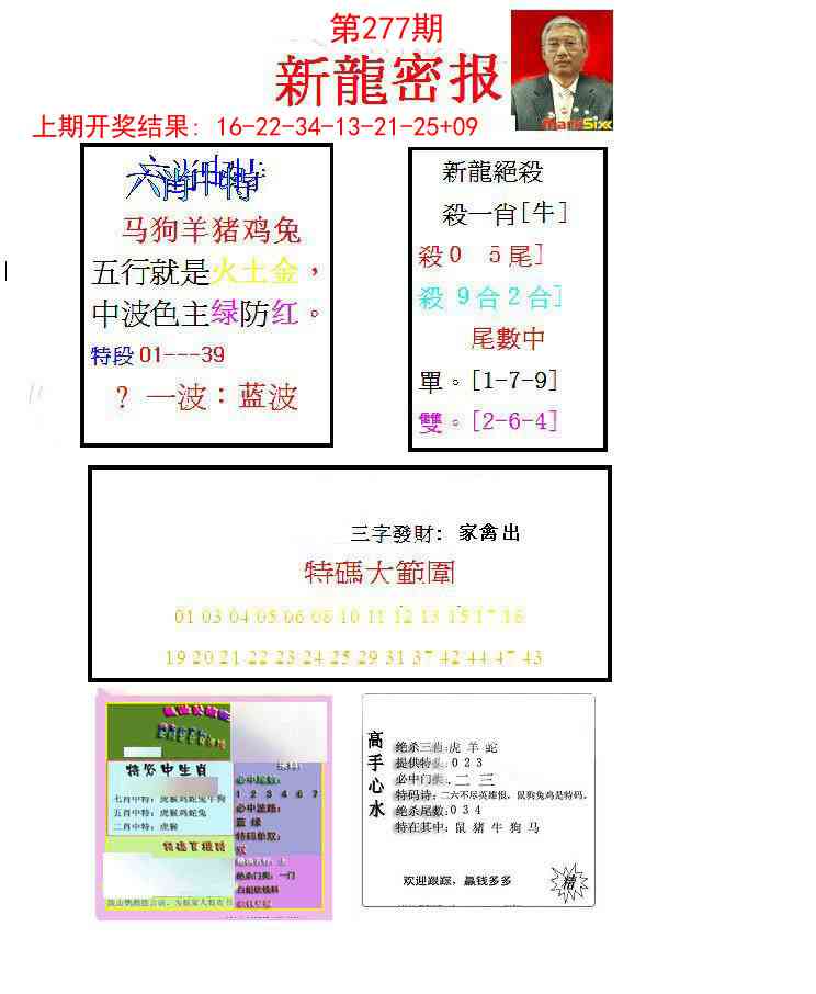 277期新龙密报[图]