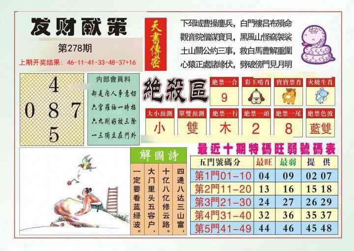 278期发财献策[图]