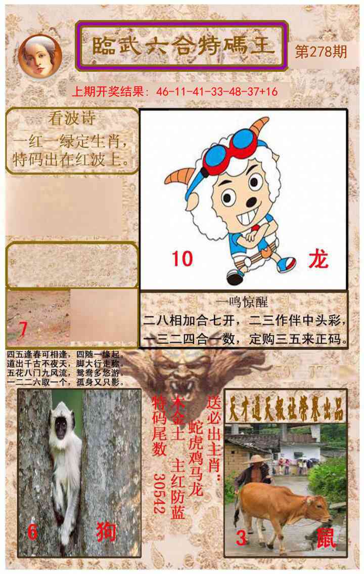 278期临武六合特码王[图]