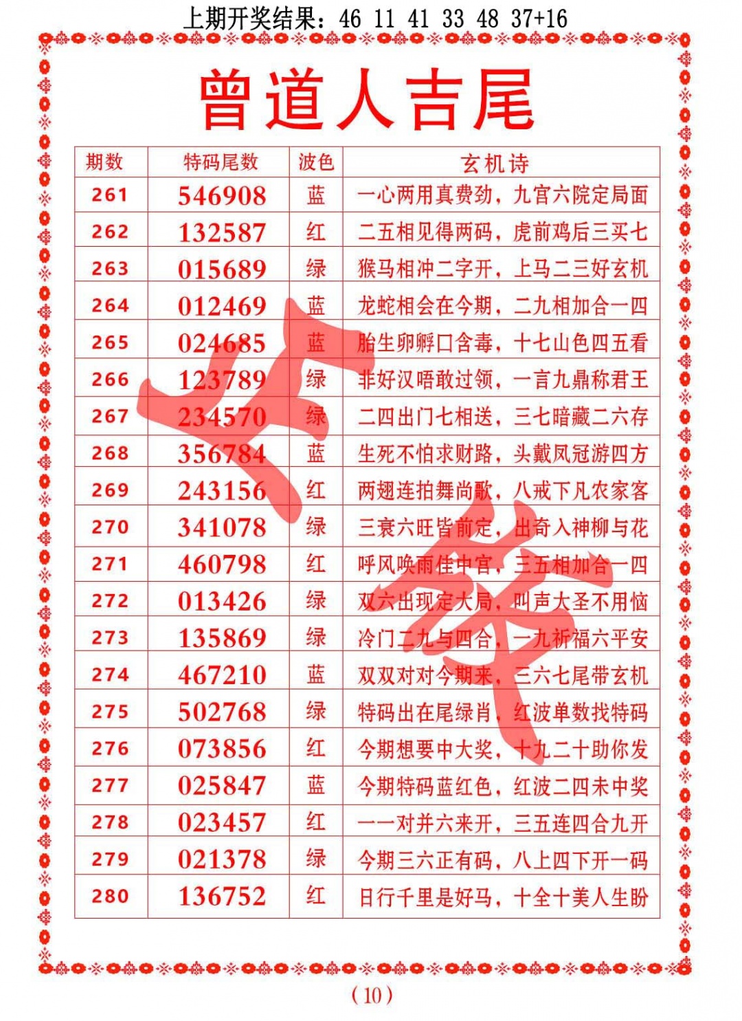 278期曾道人吉尾[图]