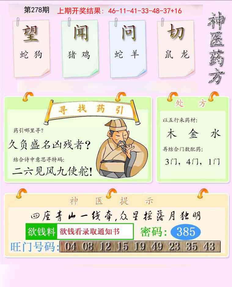 278期神医药方[图]