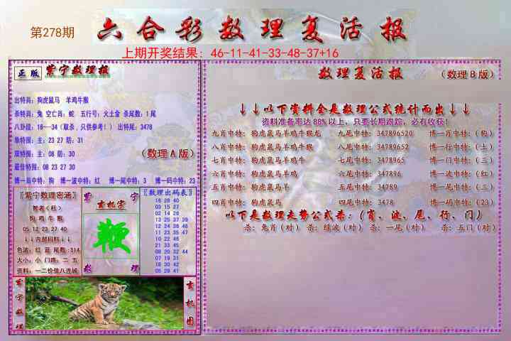 278期数理复活报[图]